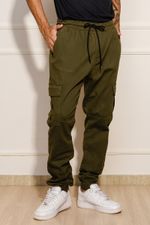 Calca-Masculina-Jogger-Cargo---Verde