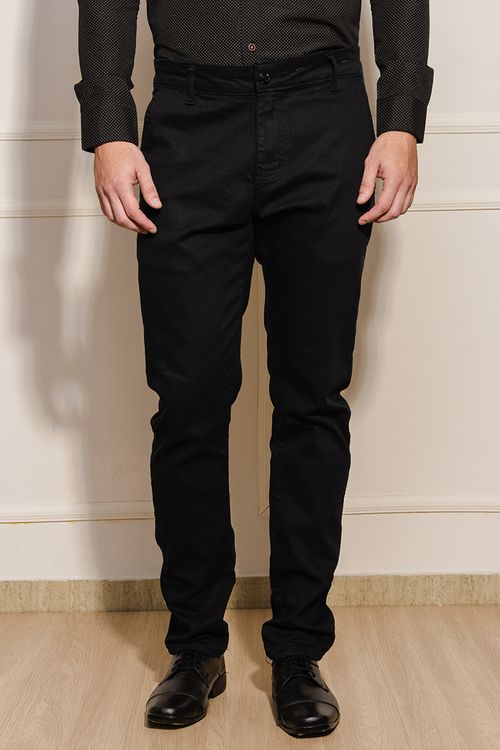 Calça Masculina Bolso Faca - Preto