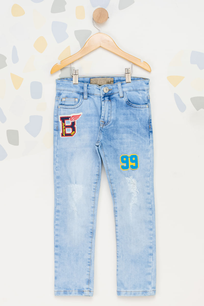 Calca-Infantil-Masculina-Jeans-Patches---Azul