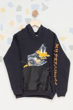 Moletom-Juvenil-Masculino-Patolino-x-Senhor-dos-Aneis---Preto