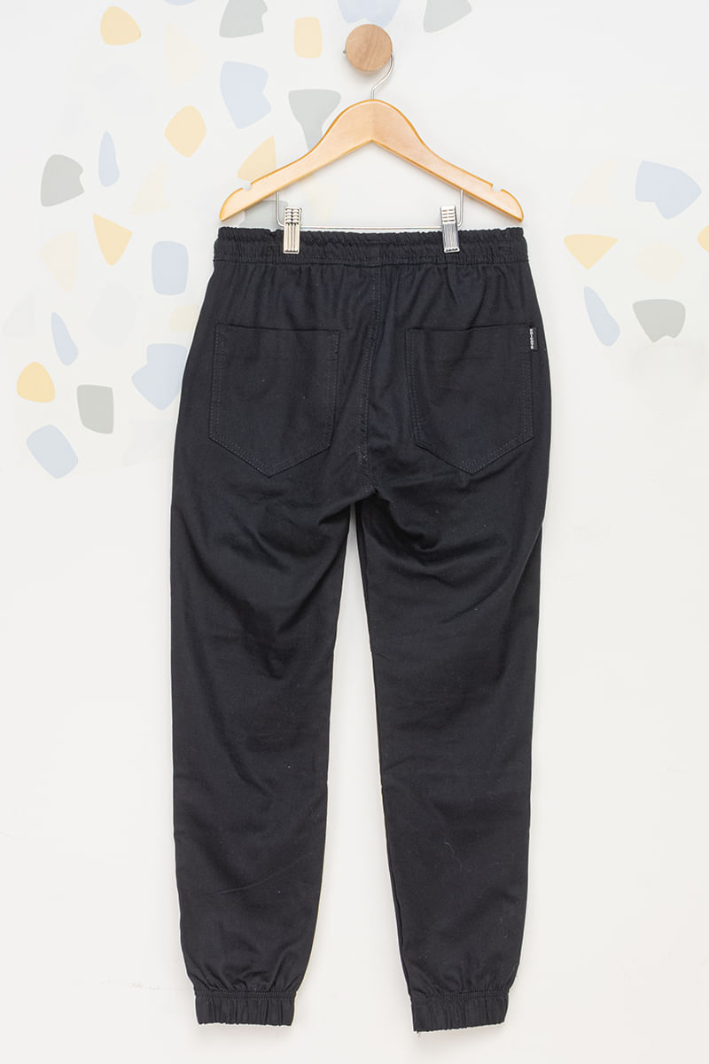 Calca-Juvenil-Masculina-Sarja-Jogger---Preto