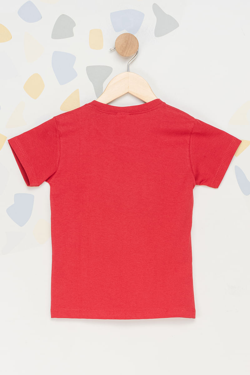Camiseta-Infantil-Masculina-Fone---Vermelho