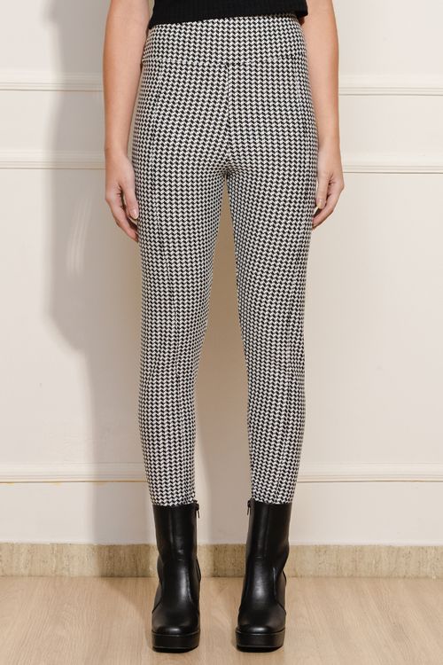 Calça Feminina Skinny Pied Poule - Preto