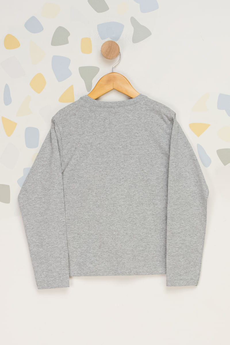Camiseta-Infantil-Lisa---Cinza