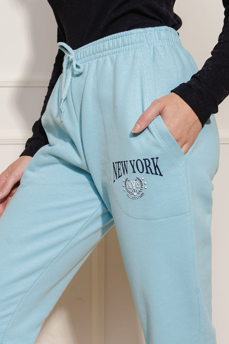 Calca-Feminina-Moletom-New-York---Azul