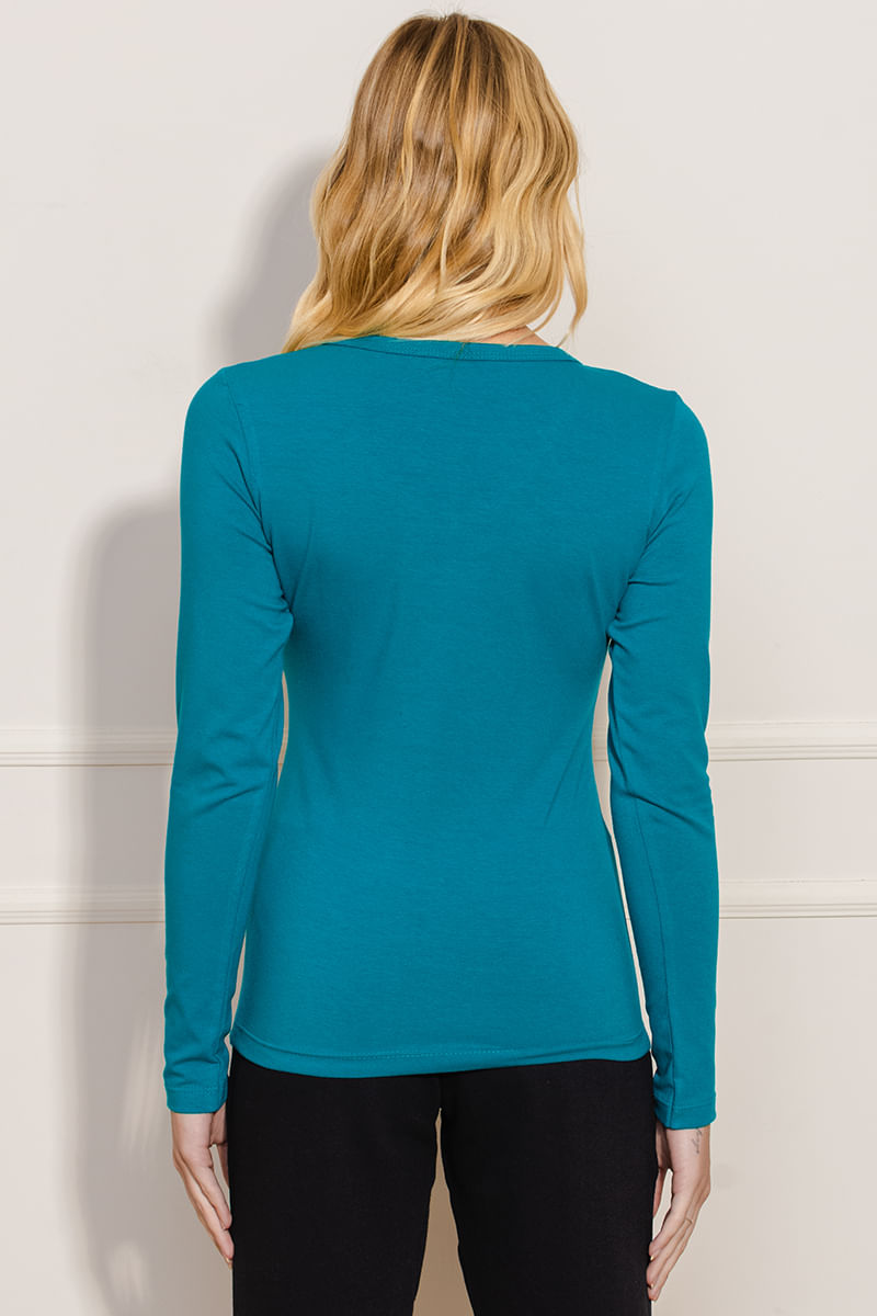Blusa-Feminina-Manga-Longa-Basica---Verde