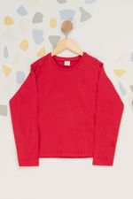 Camiseta-Infantil-Masculina-Lisa---Vermelho