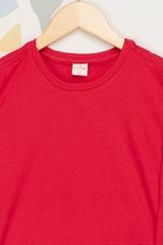 Camiseta-Infantil-Masculina-Lisa---Vermelho