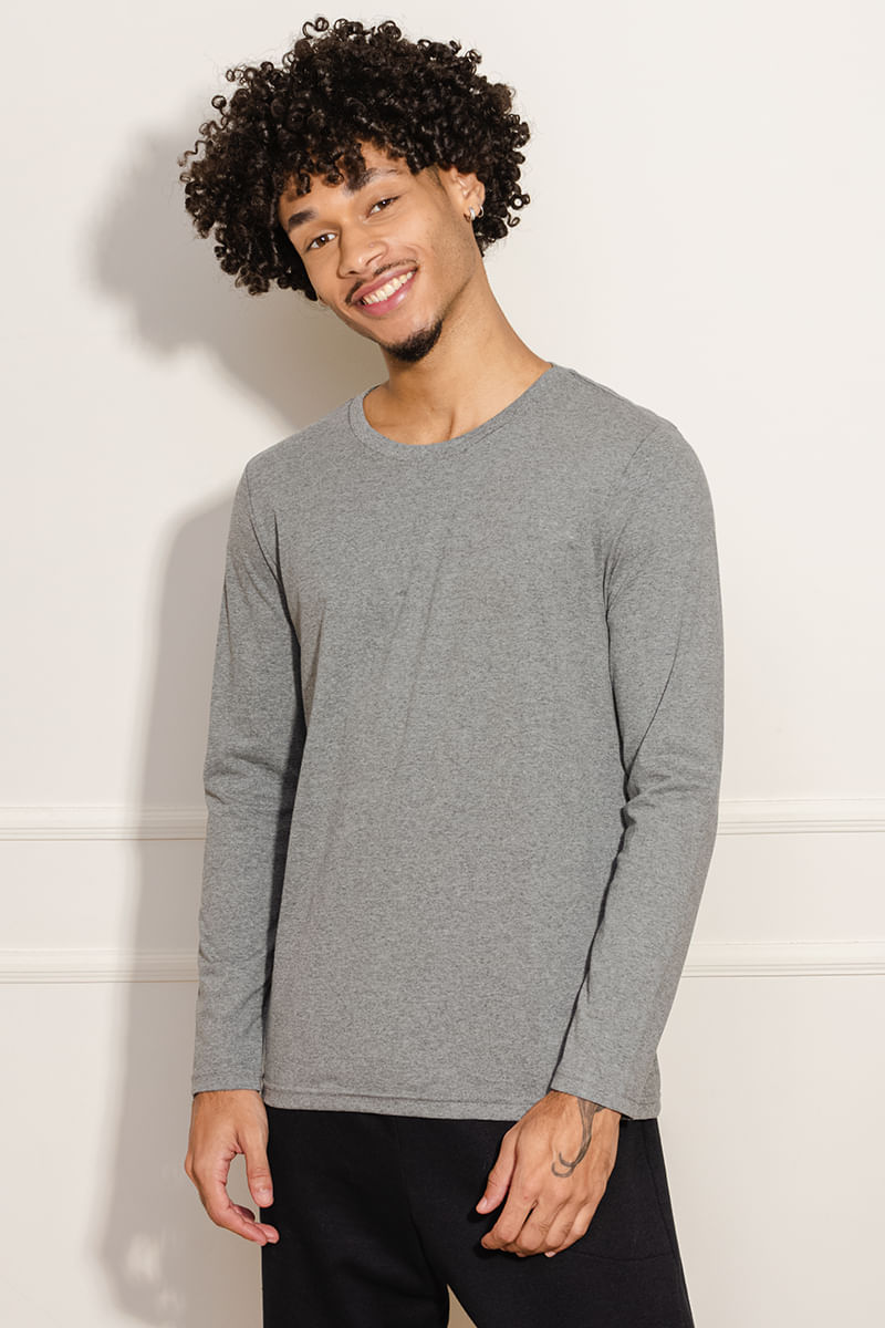 Camiseta-Masculina-Lisa---Cinza