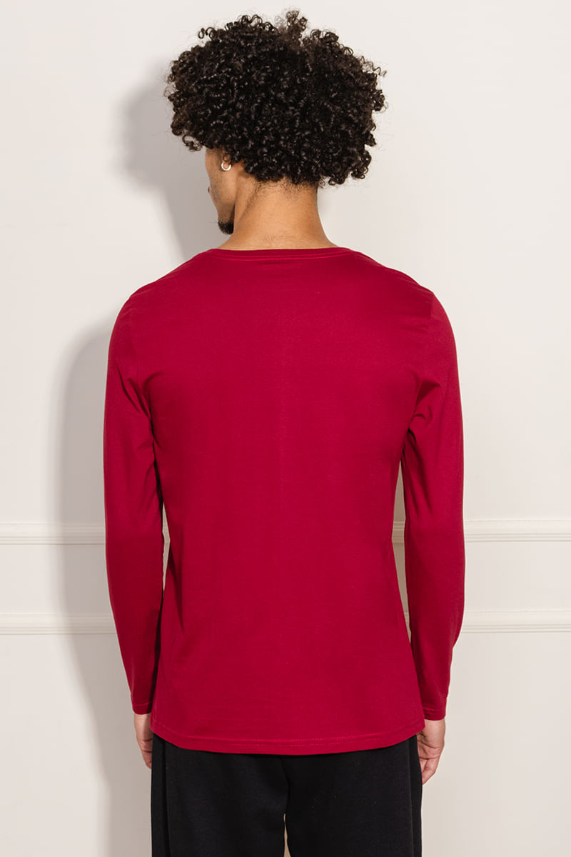 Camiseta-Masculina-Lisa---Vermelho
