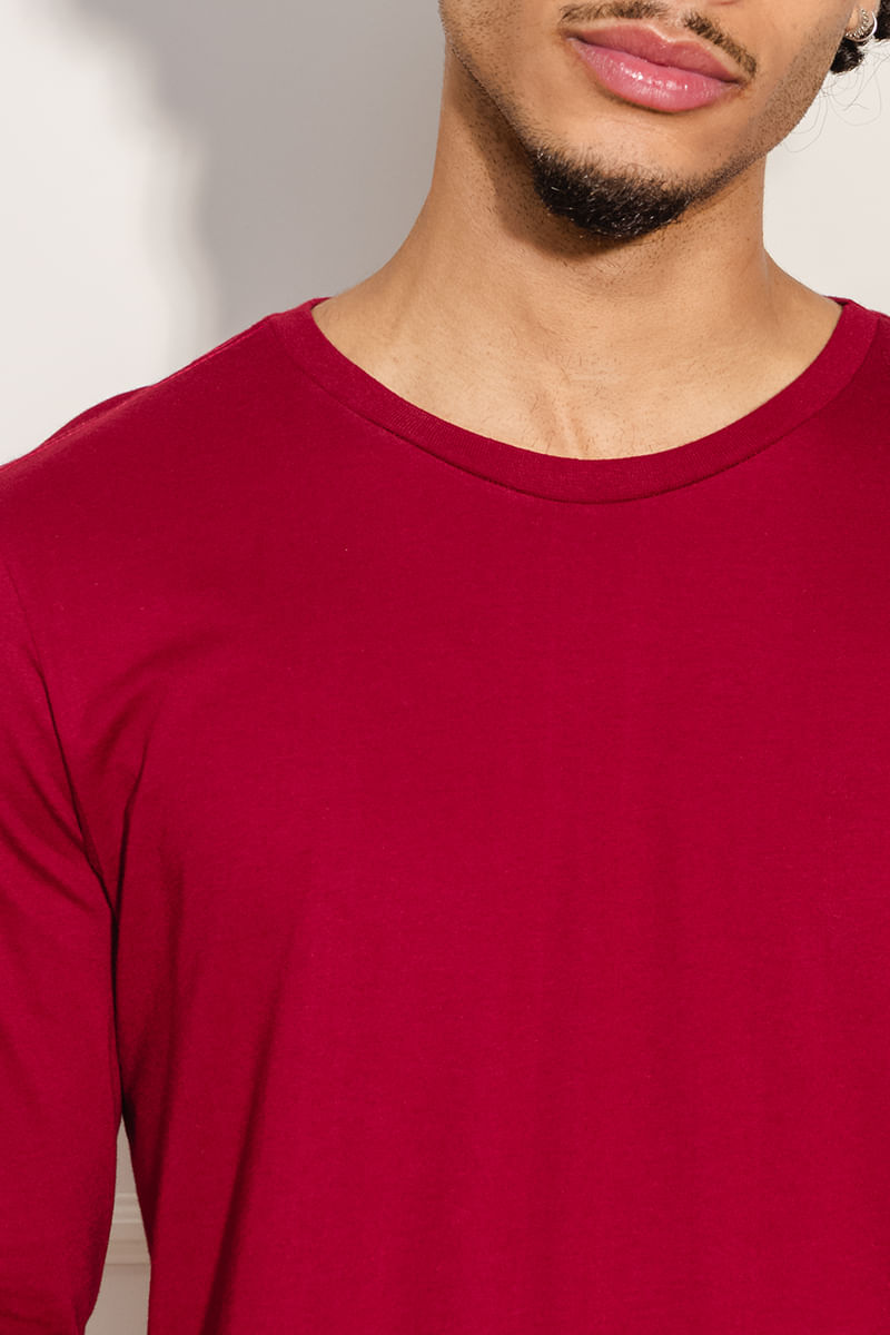 Camiseta-Masculina-Lisa---Vermelho