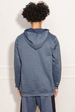 Casaco-Masculino-Moletom-Never-Look-Back---Cinza