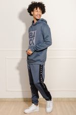 Calca-Masculina-Moletom-Never-Look-Back---Cinza