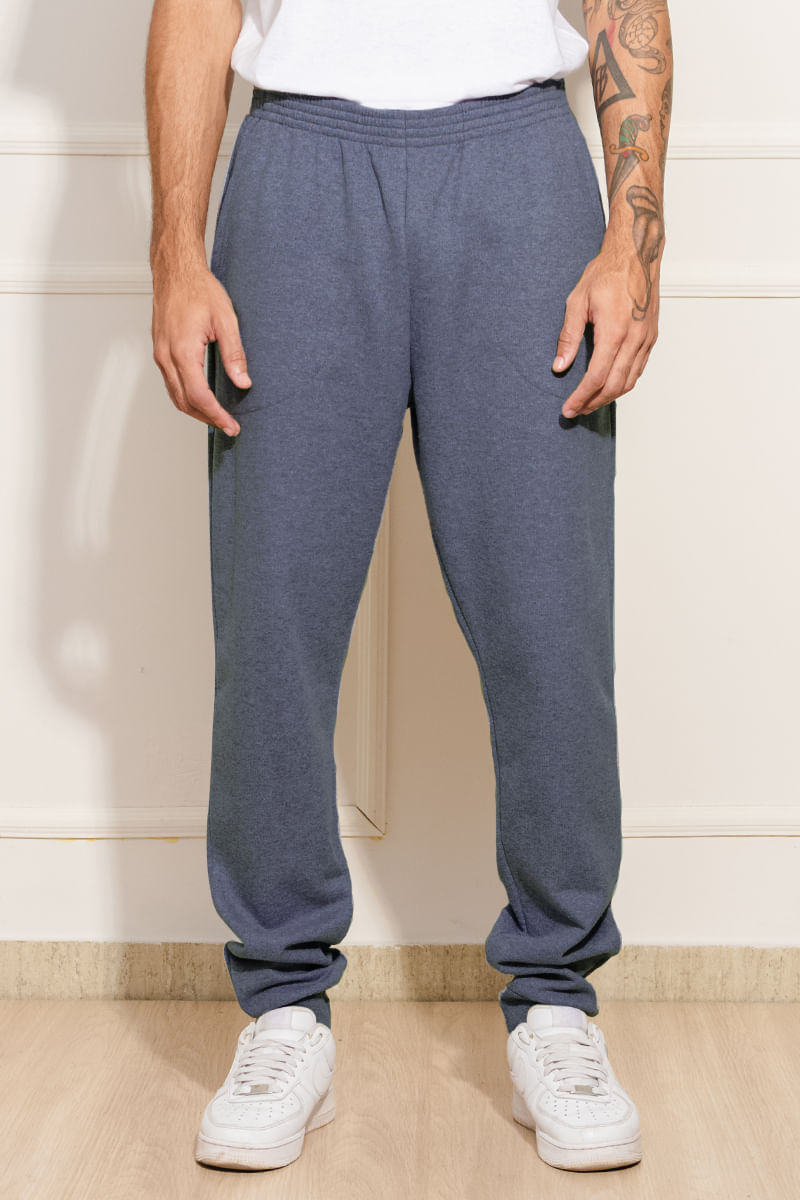 Calca-Masculina-Moletom-Jogger---Cinza