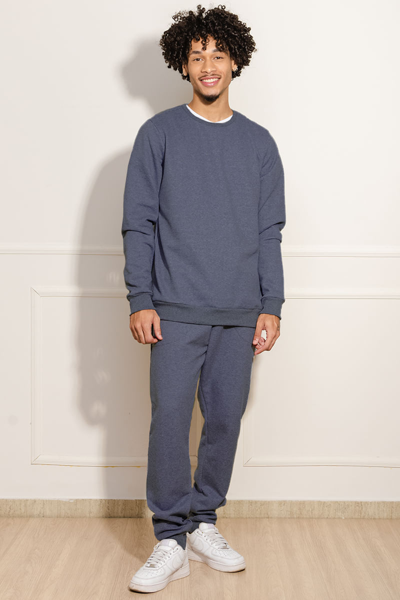 Calca-Masculina-Moletom-Jogger---Cinza