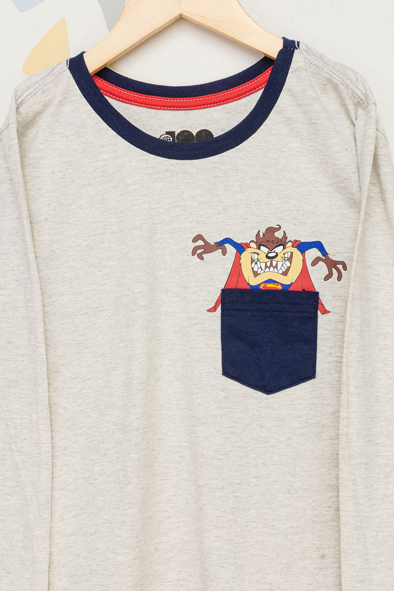 Pijama-Juvenil-Masculino-Taz-x-Super-Homem