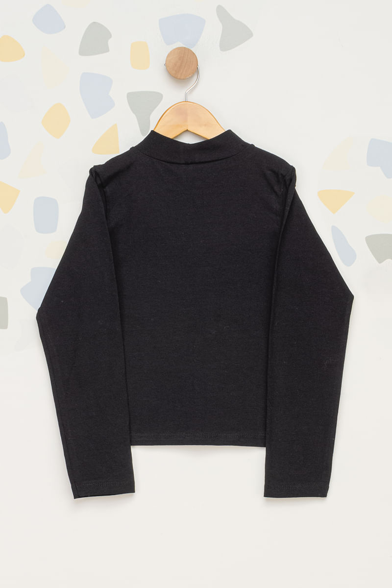 Blusa-Infantil-Feminina-Gola-Alta---Preto