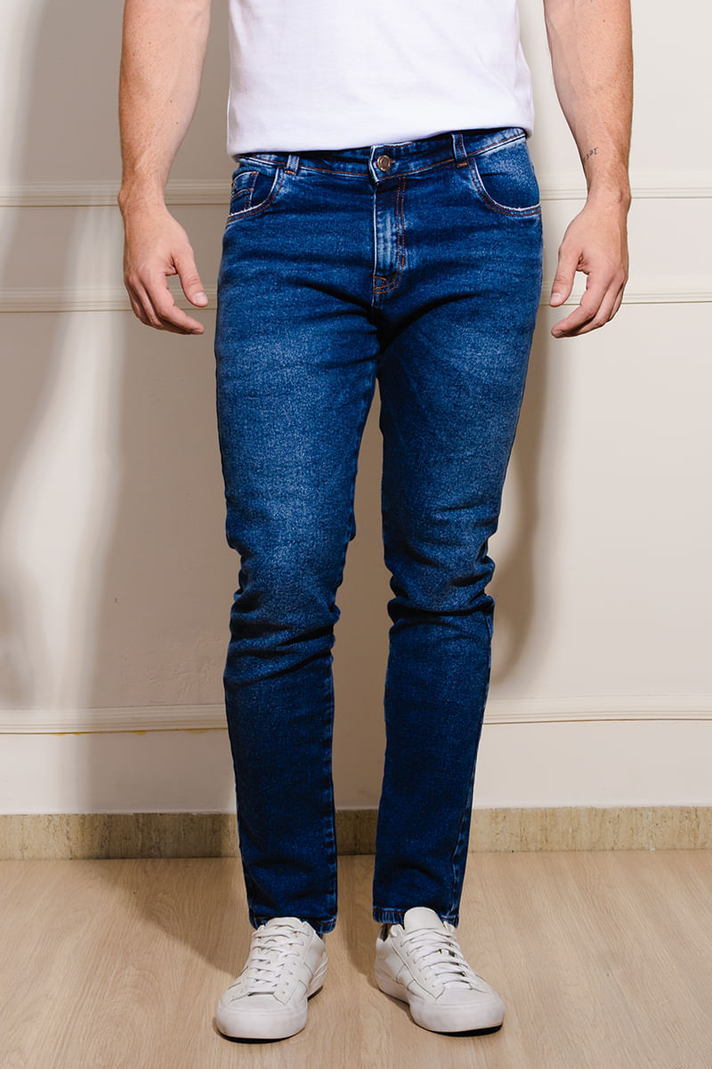Calca-Jeans-Masculina-Slim---Azul