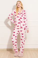 Pijama-Feminino-Fleece-Coracoes---Rosa