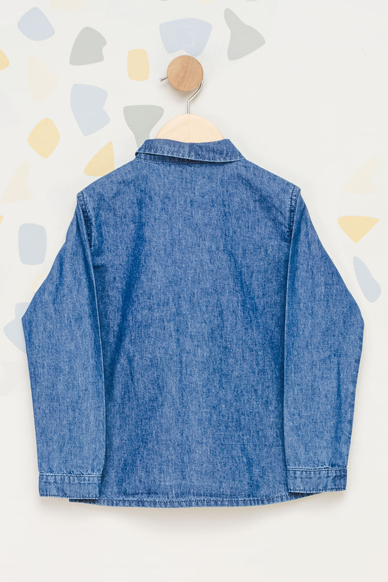 Camisa-Infantil-Masculina-Jeans-Patch