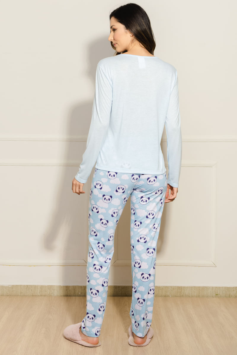 Pijama-Feminino-Panda---Azul