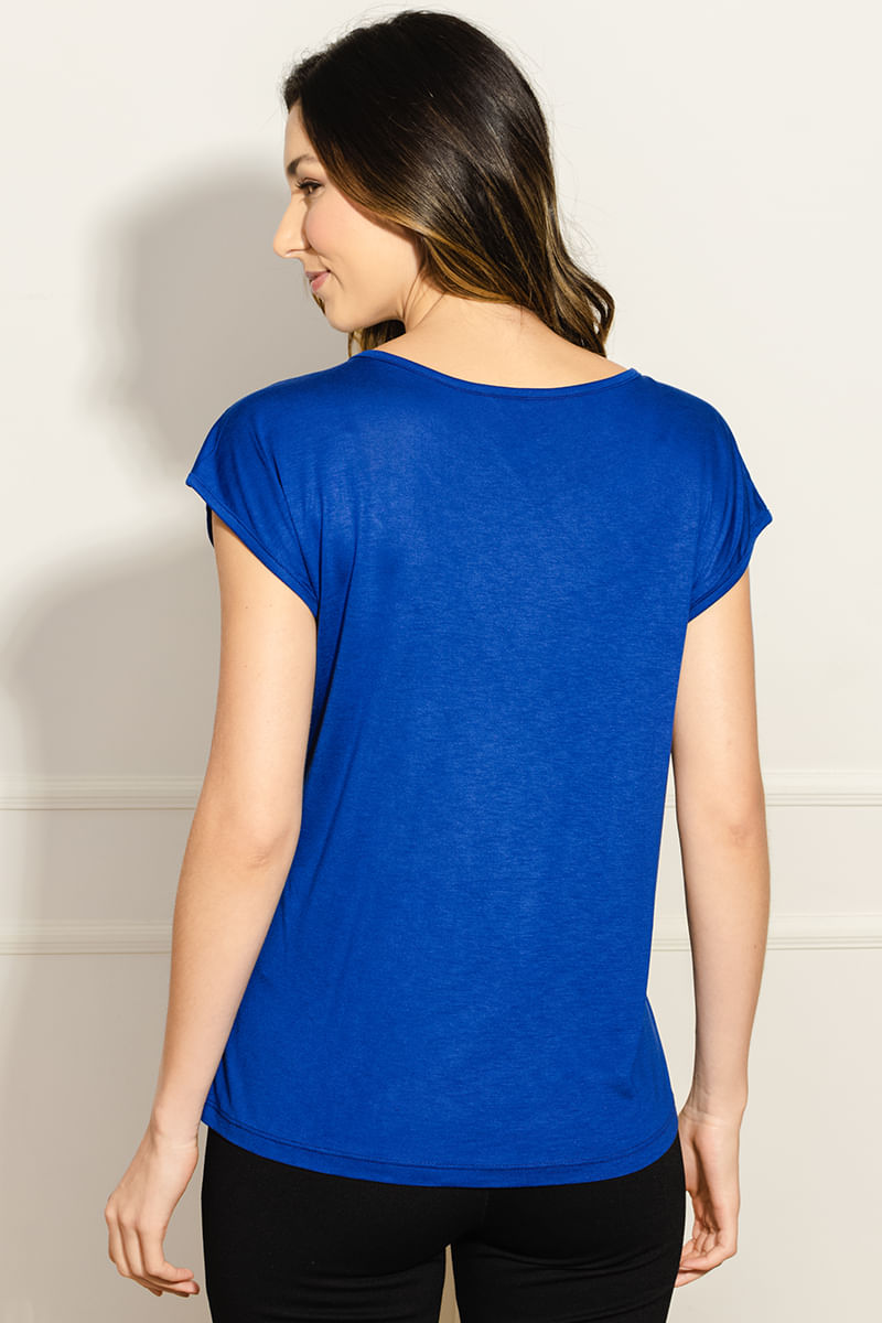 Blusa-Feminina-Folhagens-Abstrato---Azul