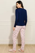 Pijama-Feminino-Floral---Azul