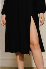 Vestido-Feminino-Viscose-Fenda---Preto