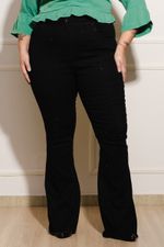 Calca-Feminina-Plus-Size-Flare---Preto