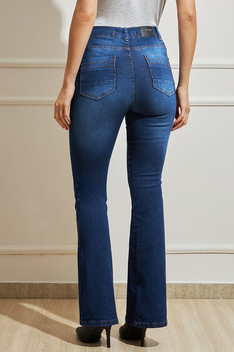 Calca-Jeans-Feminina-Flare---Azul