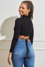 Blusa Feminina Cropped Strappy