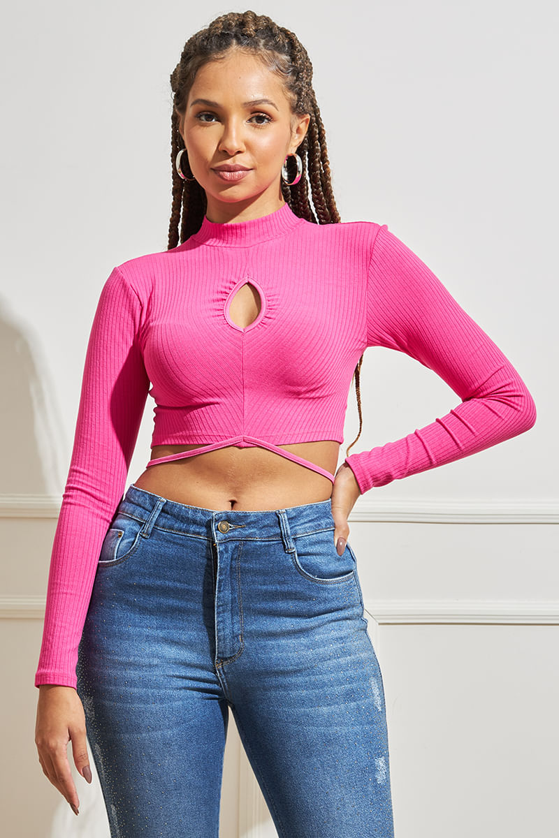 Blusa-Feminina-Cropped-Strappy---Rosa
