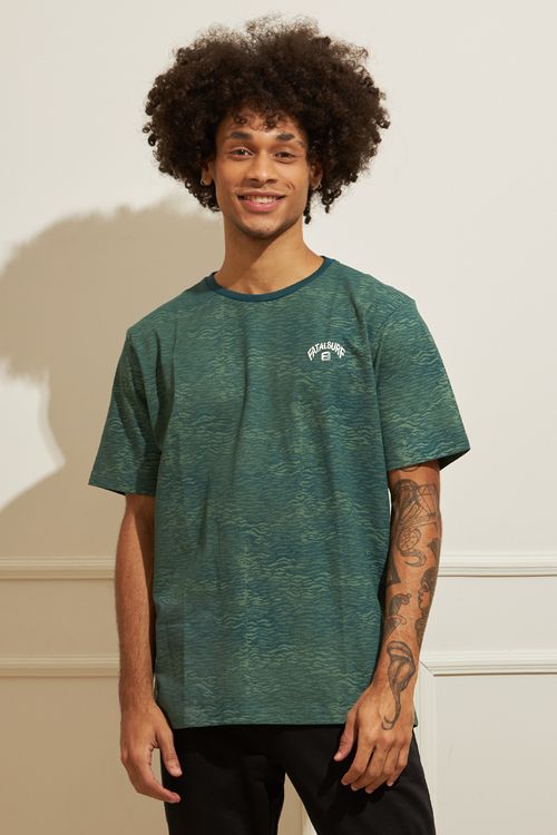 Camiseta Masculina Ondas