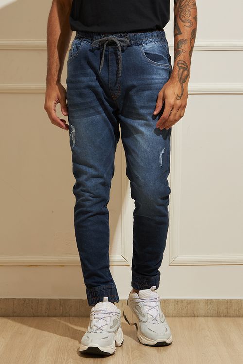 Calça Masculina Jeans Jogger Gangster