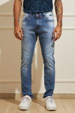 Calca-Masculina-Jeans-Skinny---Azul