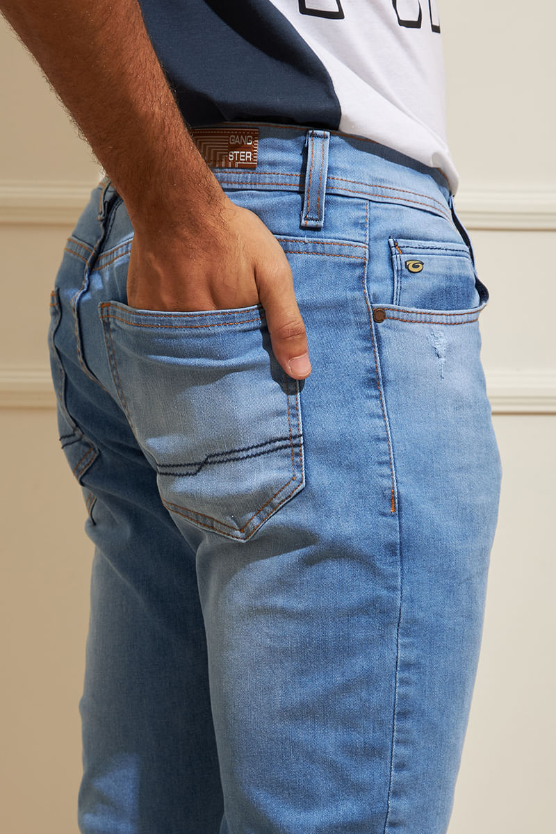 Calca-Masculina-Jeans-Reta---Azul