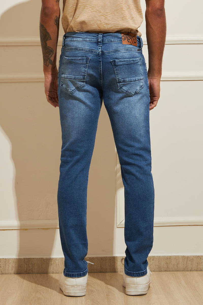 Calca-Masculina-Jeans-Reta---Azul