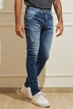 Calca-Masculina-Jeans-Skinny---Azul