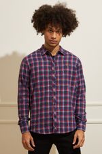 Camisa-Masculina-Xadrez---Vermelho