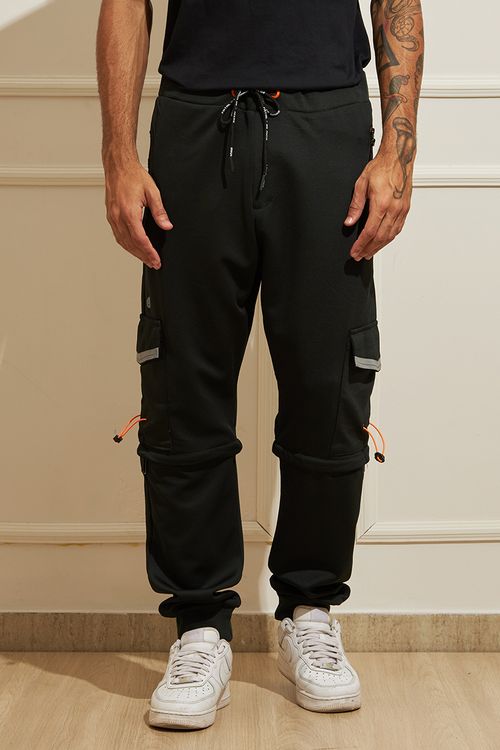 Calça Masculina Zíper Fatal - Preto