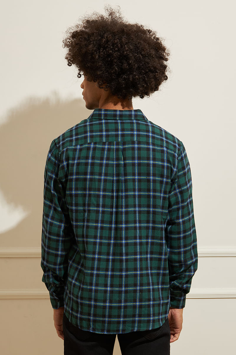 Camisa-Masculina-Xadrez---Verde
