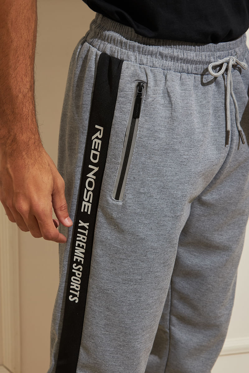 Calca-Masculina-Moletom---Cinza-Claro