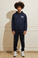 Calca-Masculina-Moletom-Jogger---Azul