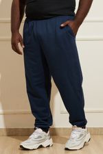 Calca-Masculina-Moletom-Jogger---Azul