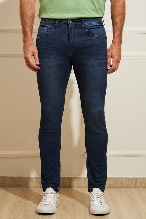 Calça Masculina Jeans Skinny - Azul