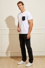 Calca-Masculina-Jeans-Reta---Preto