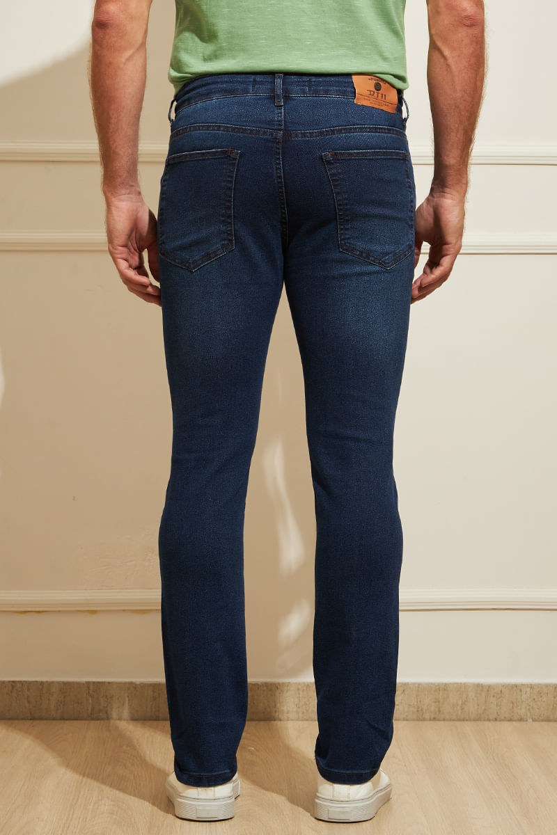 Calca-Masculina-Jeans-Slim---Azul-