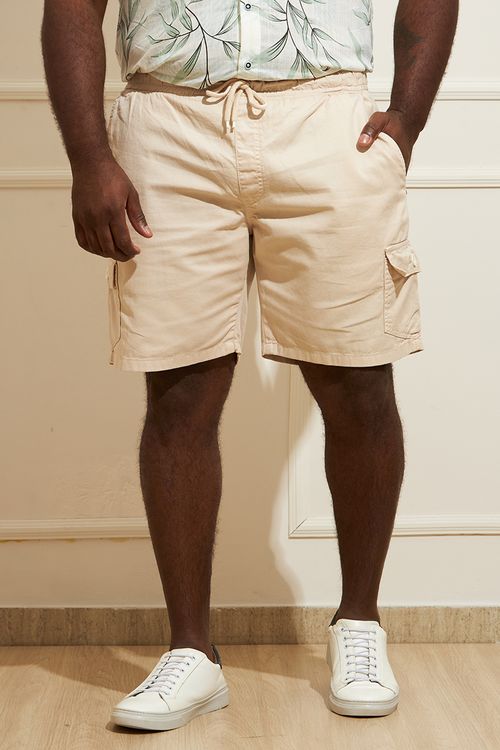 Shorts Masculino Plus Size Cargo