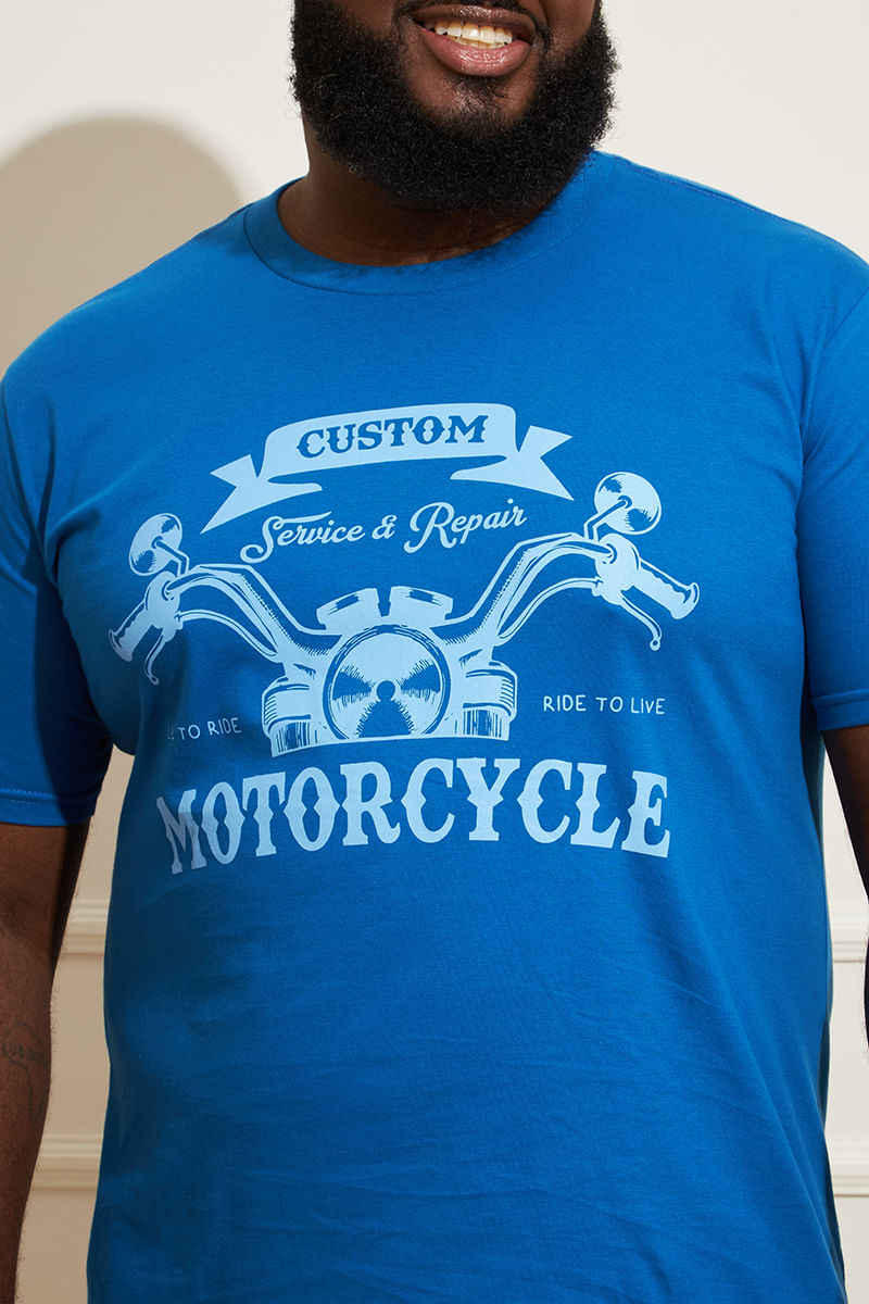 Camiseta-Masculina-Plus-Size-Motorcycle