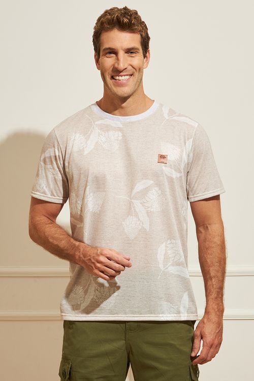 Camiseta Masculina Floral